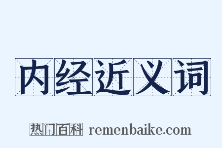 内经近义词是什么意思的图片
